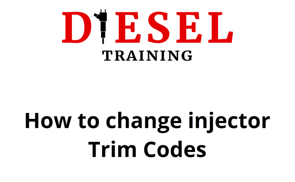 How to change Cummins Injector Trim Codes