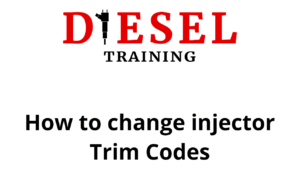 How to change Cummins Injector Trim Codes
