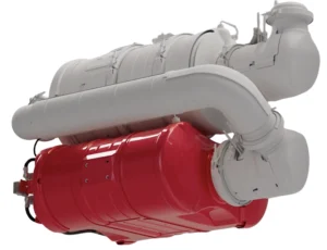 Dual-flow SCR module - Cummins 2027 X15